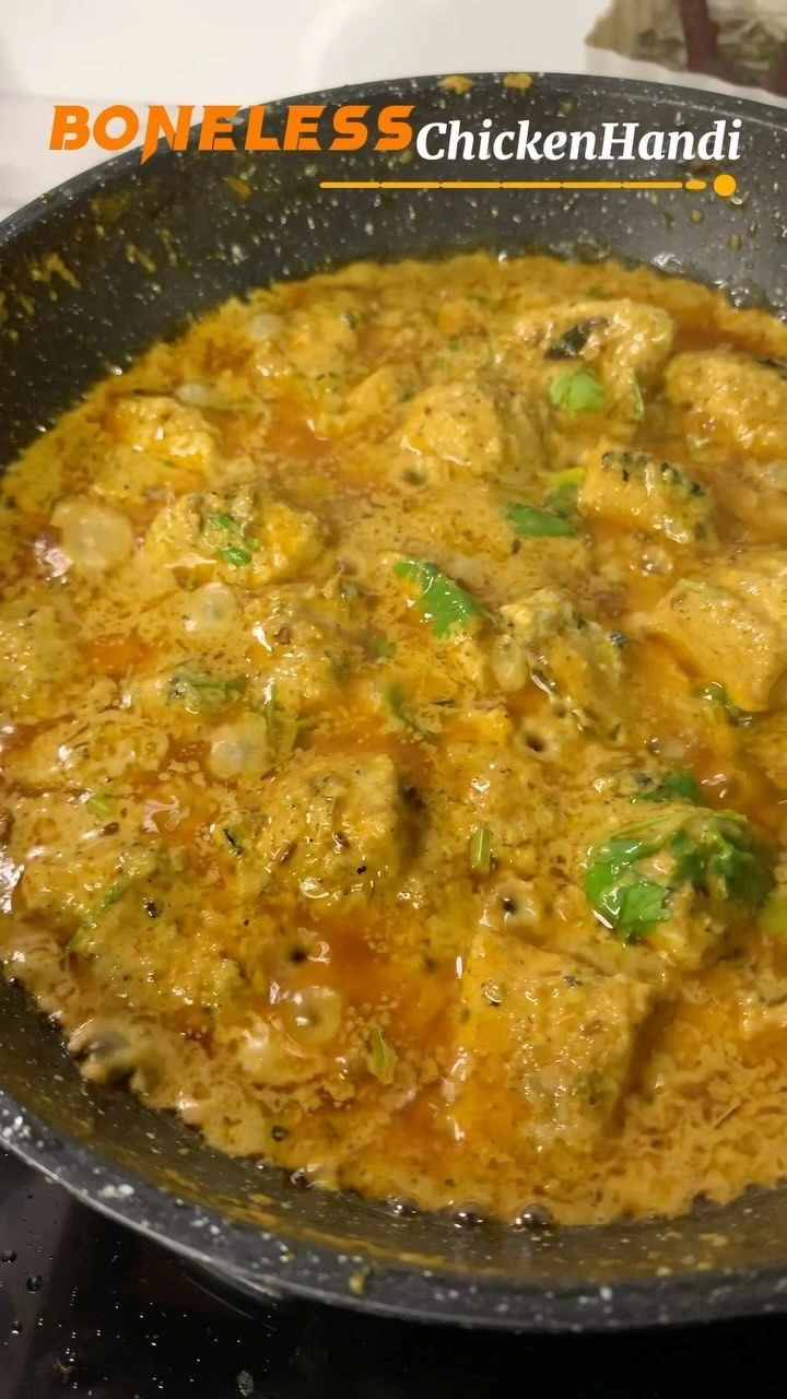Boneless Chicken Handi